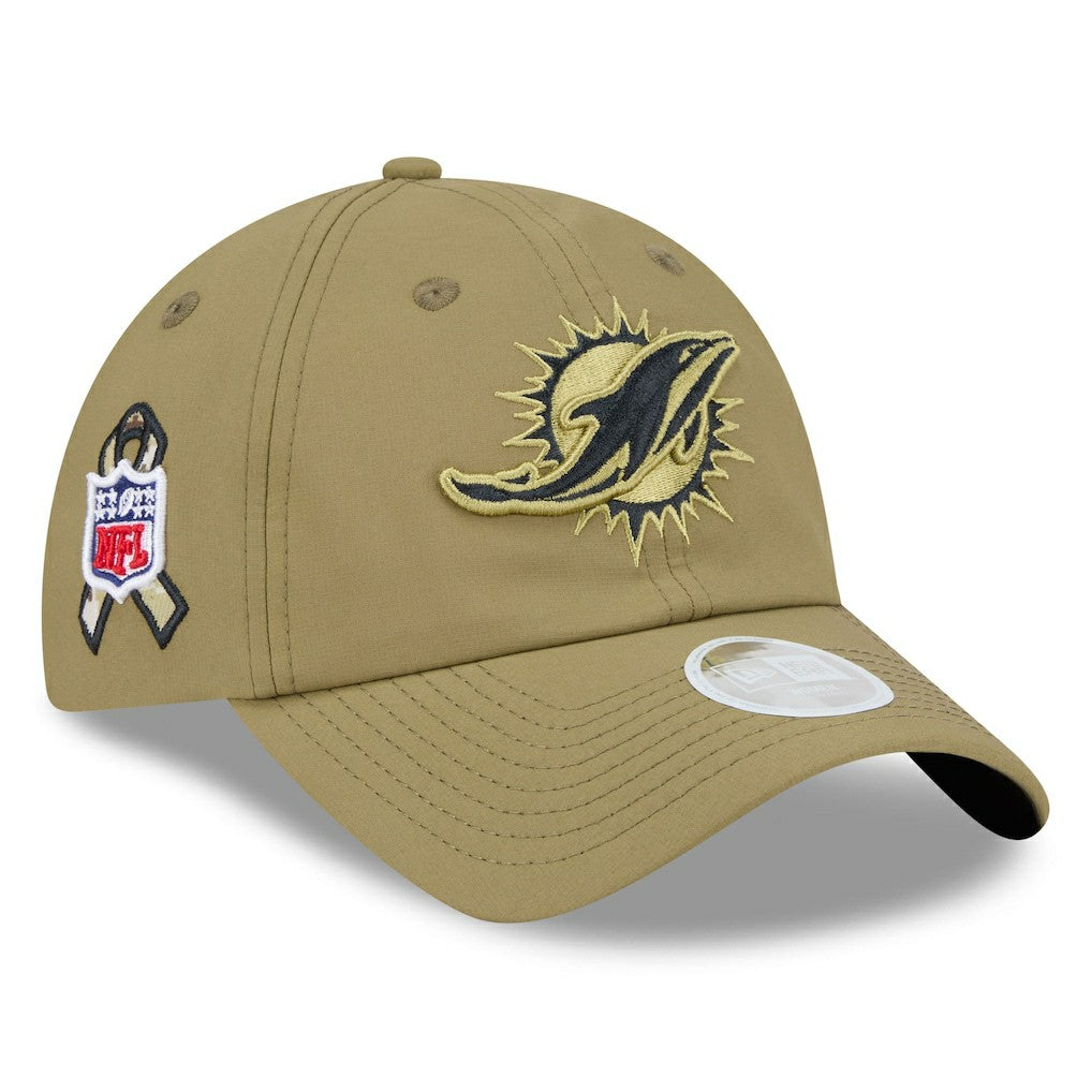 Women's 2025 Salute to Service Pony Tail Adjustable Hat - Miami Dolphins