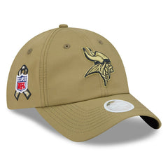 Women's 2025 Salute to Service Pony Tail Adjustable Hat - Minnesota Vikings