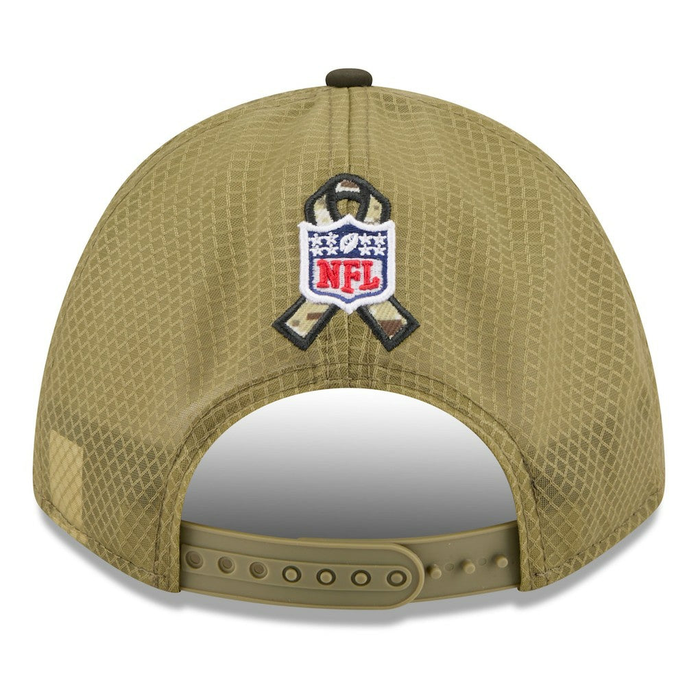 Youth 2025 Salute to Service 9FORTY A-Frame Adjustable Hat - Kansas City Chiefs