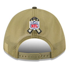 Youth 2025 Salute to Service 9FORTY A-Frame Adjustable Hat - Miami Dolphins