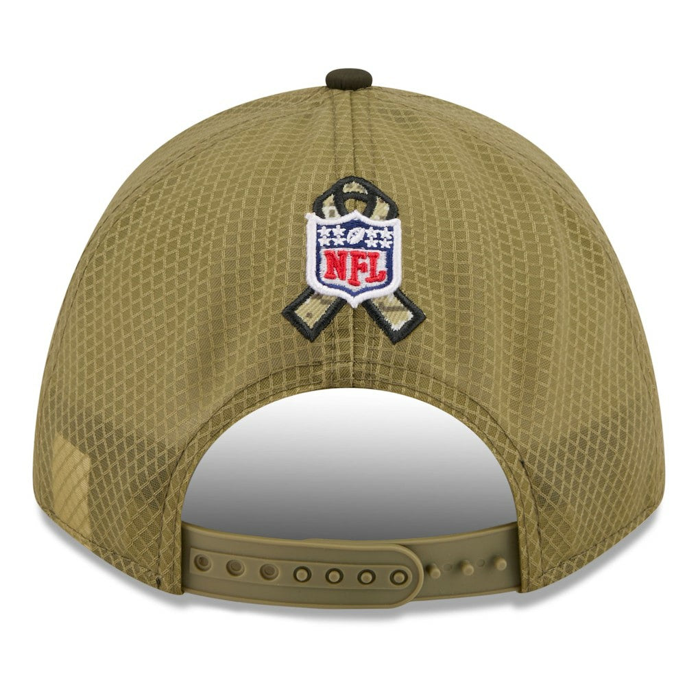 Youth 2025 Salute to Service 9FORTY A-Frame Adjustable Hat - Philadelphia Eagles
