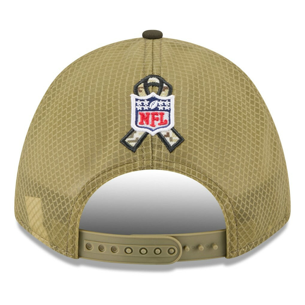 Youth 2025 Salute to Service 9FORTY A-Frame Adjustable Hat - Baltimore Ravens