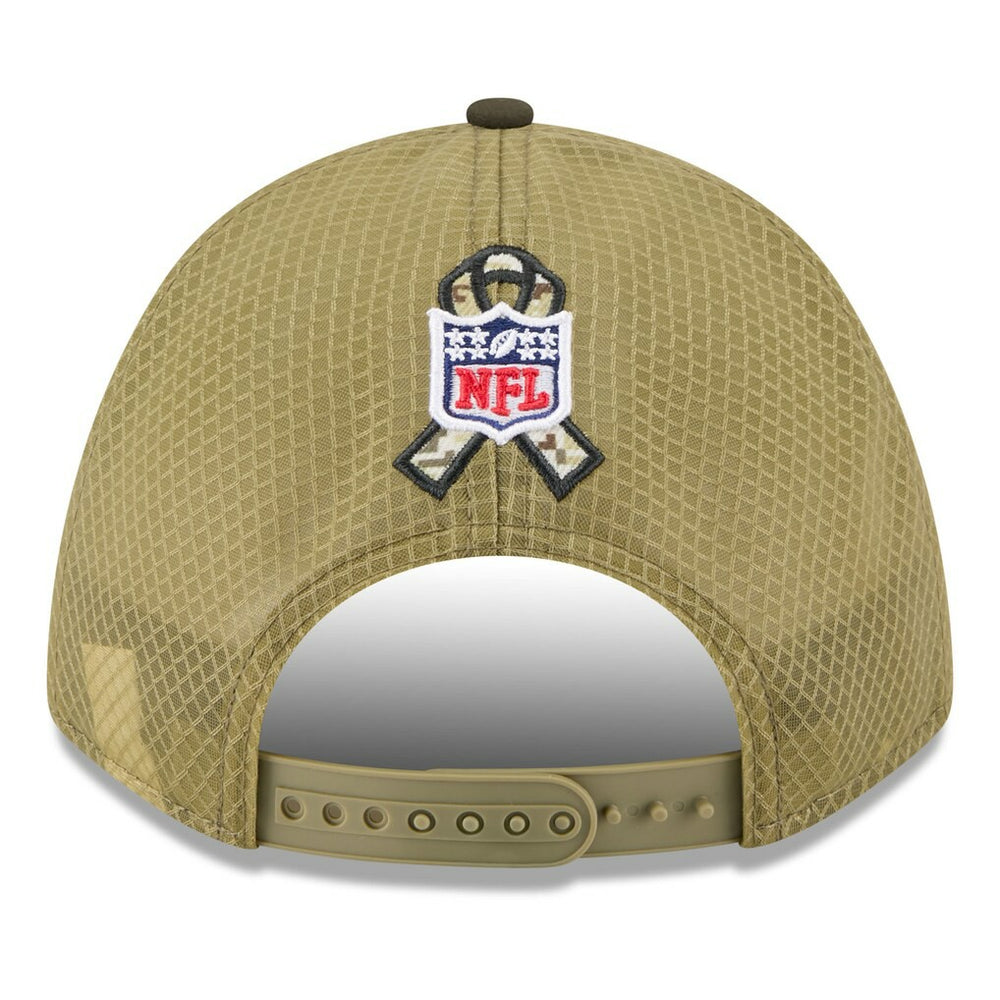 Youth 2025 Salute to Service 9FORTY A-Frame Adjustable Hat - Baltimore Ravens