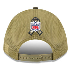 Youth 2025 Salute to Service 9FORTY A-Frame Adjustable Hat - Detroit Lions