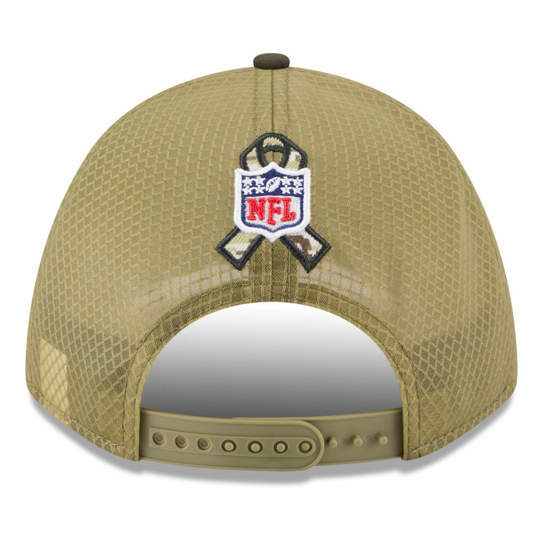 Youth 2025 Salute to Service 9FORTY A-Frame Adjustable Hat - Houston Texans