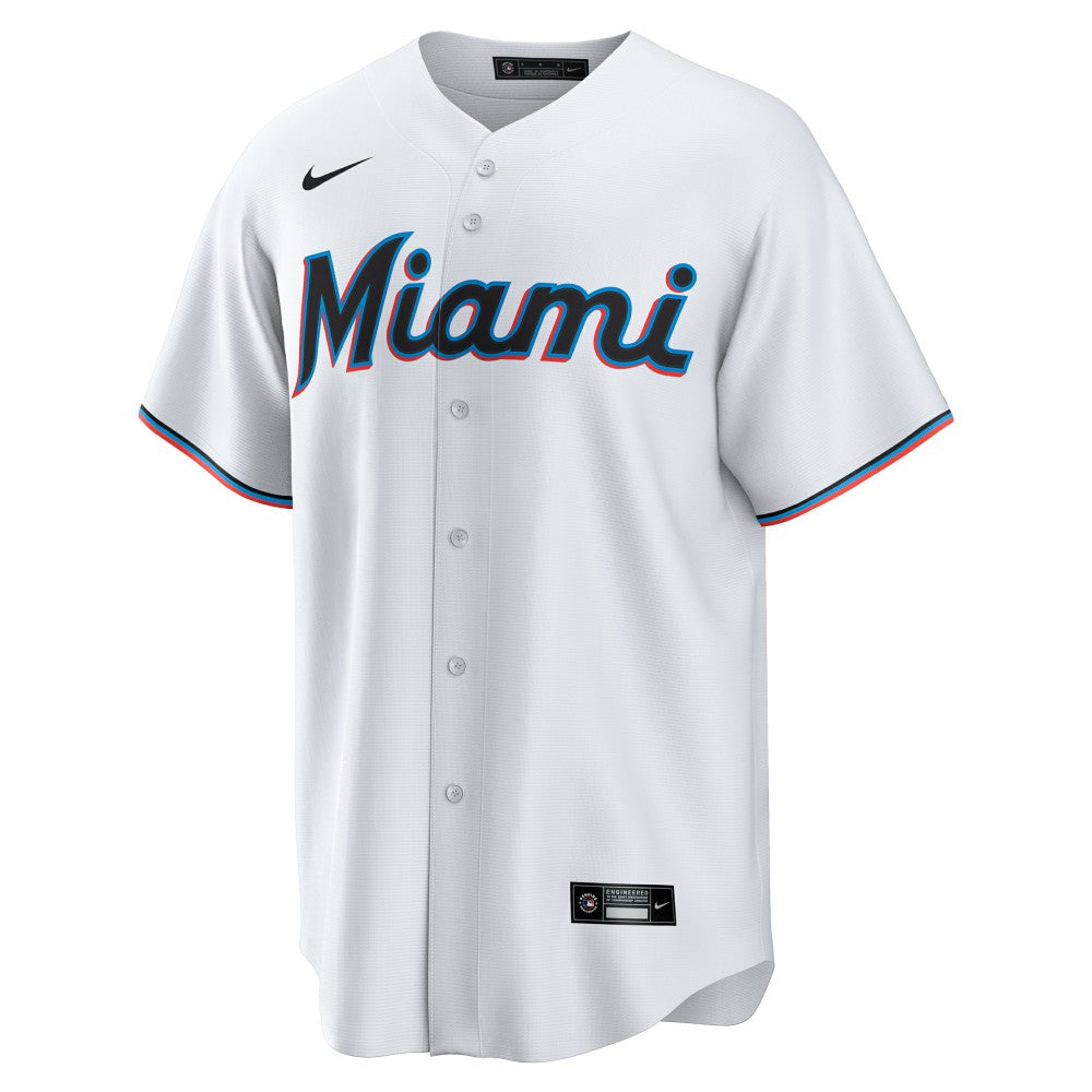 MLB Connor Norby Miami Marlins Nike Home Replica Jersey