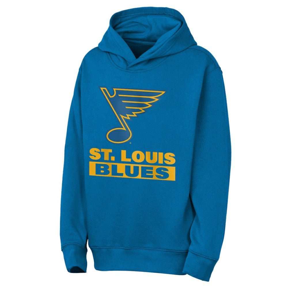 NHL Blue St. Louis Blues Outerstuff Youth Back to Basics Hoodie