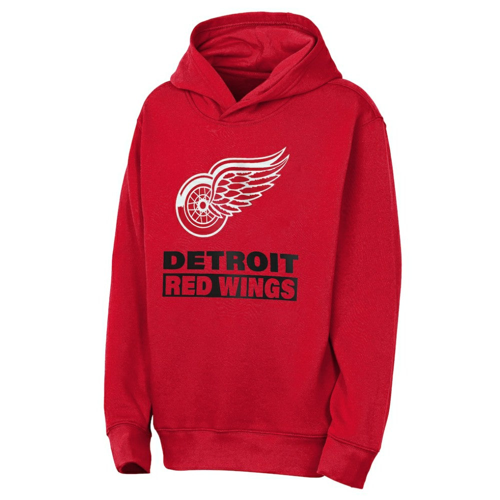 NHL Red Detroit Red Wings Outerstuff Youth Back to Basics Hoodie