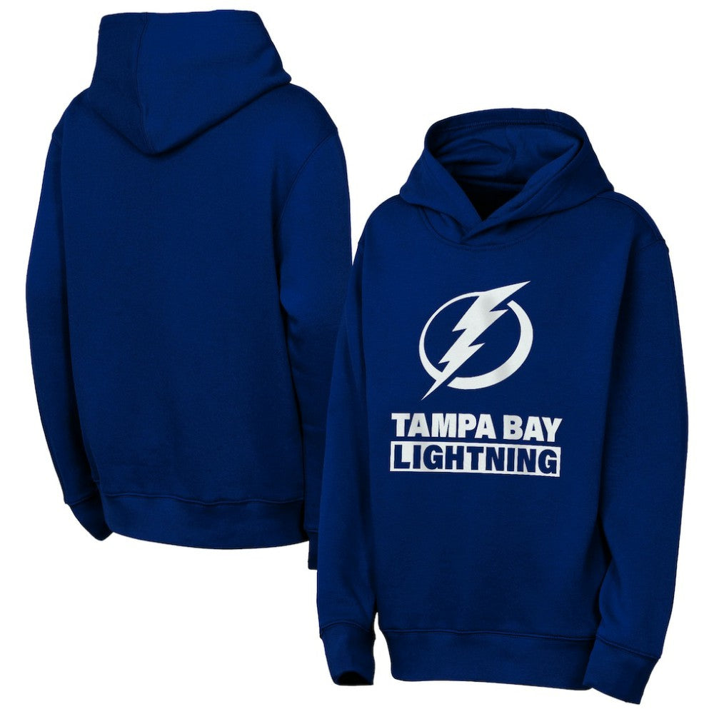 NHL Blue Tampa Bay Lightning Outerstuff Youth Back to Basics Hoodie