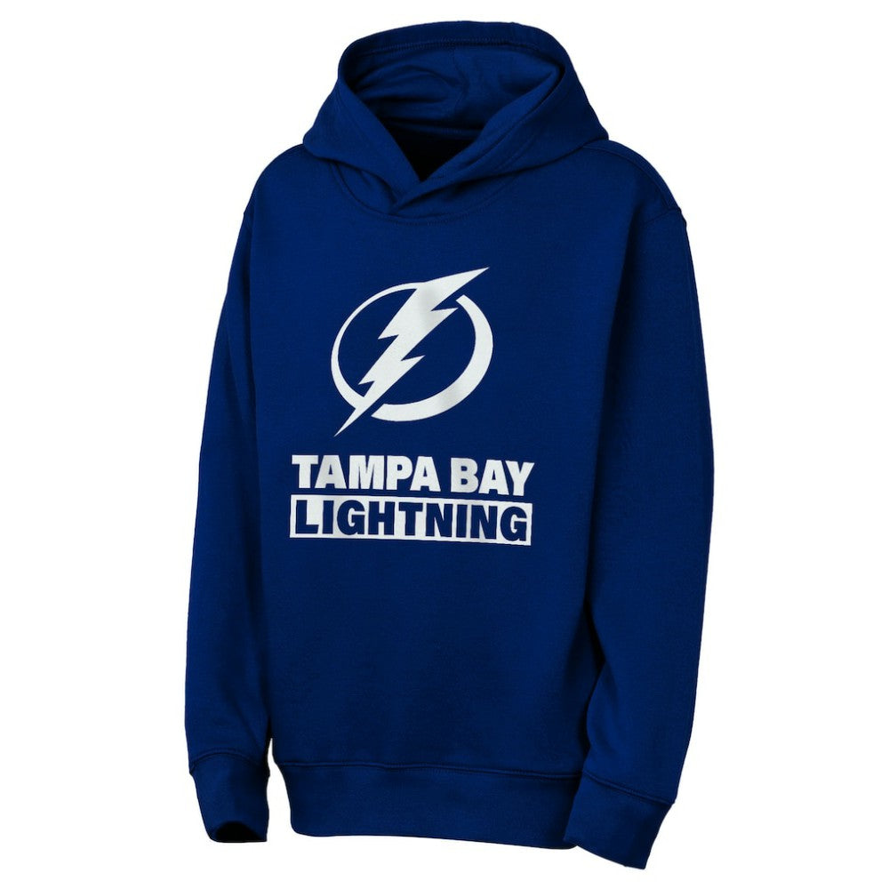 NHL Blue Tampa Bay Lightning Outerstuff Youth Back to Basics Hoodie