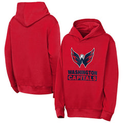 NHL Red Washington Capitals Outerstuff Youth Back to Basics Hoodie