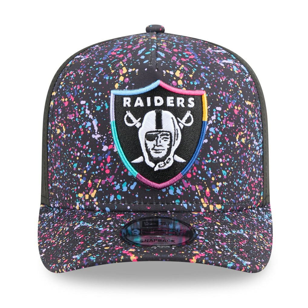 2025 NFL Crucial Catch A-Frame 9FIFTY Snapback Hat - Las Vegas Raiders