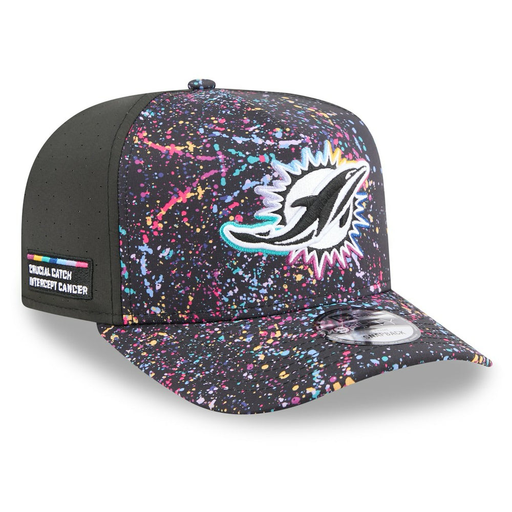 2025 NFL Crucial Catch A-Frame 9FIFTY Snapback Hat - Miami Dolphins