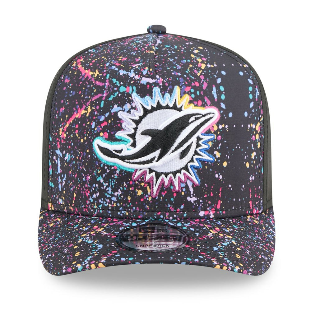 2025 NFL Crucial Catch A-Frame 9FIFTY Snapback Hat - Miami Dolphins