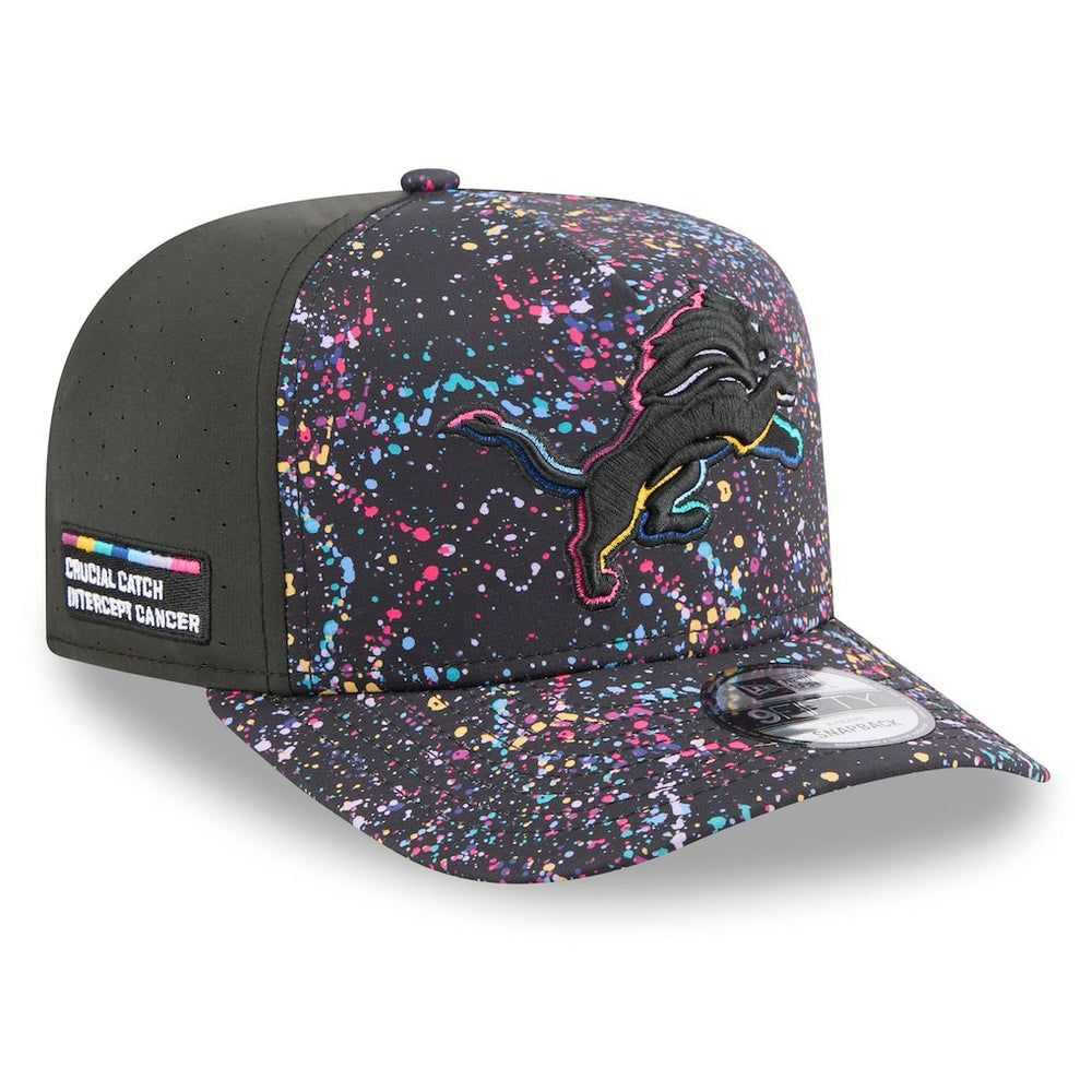 2025 NFL Crucial Catch A-Frame 9FIFTY Snapback Hat - Detroit Lions