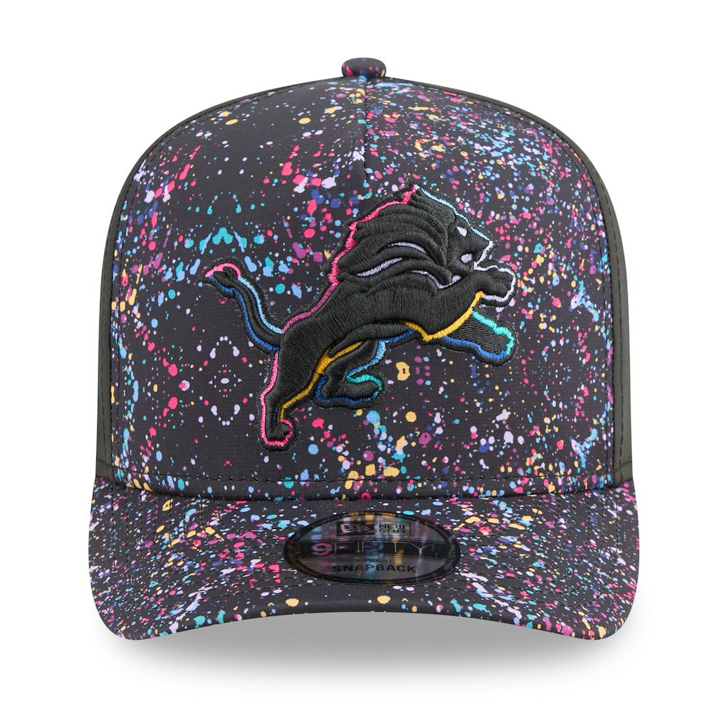 2025 NFL Crucial Catch A-Frame 9FIFTY Snapback Hat - Detroit Lions