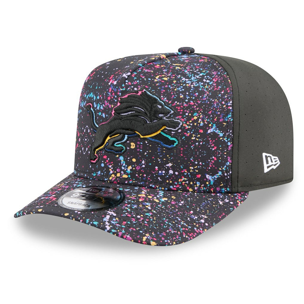 2025 NFL Crucial Catch A-Frame 9FIFTY Snapback Hat - Detroit Lions