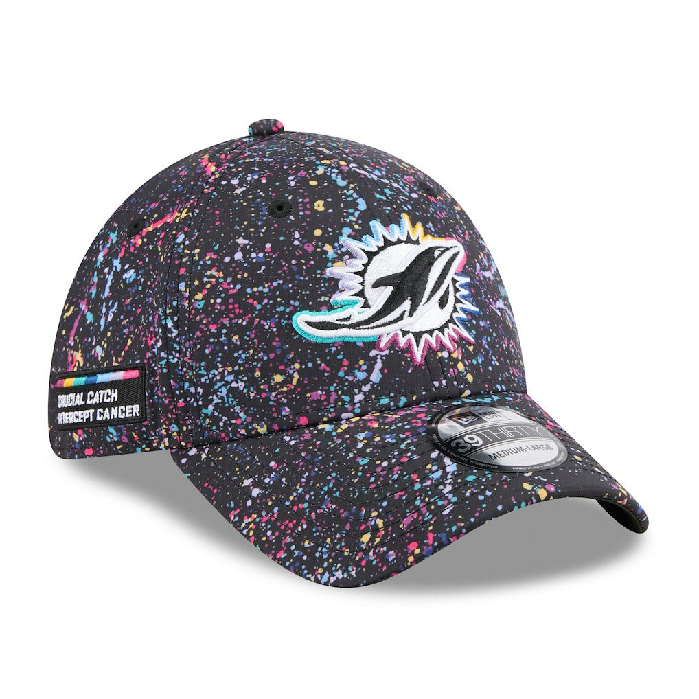 2025 NFL Crucial Catch 39THIRTY Flex Hat - Miami Dolphins