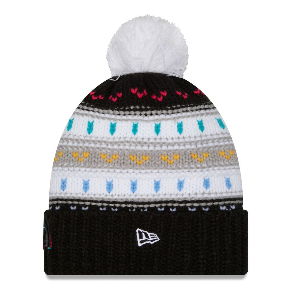 Women's 2025 NFL Crucial Catch Cuffed Knit Hat with Pom - Los Angeles Rams