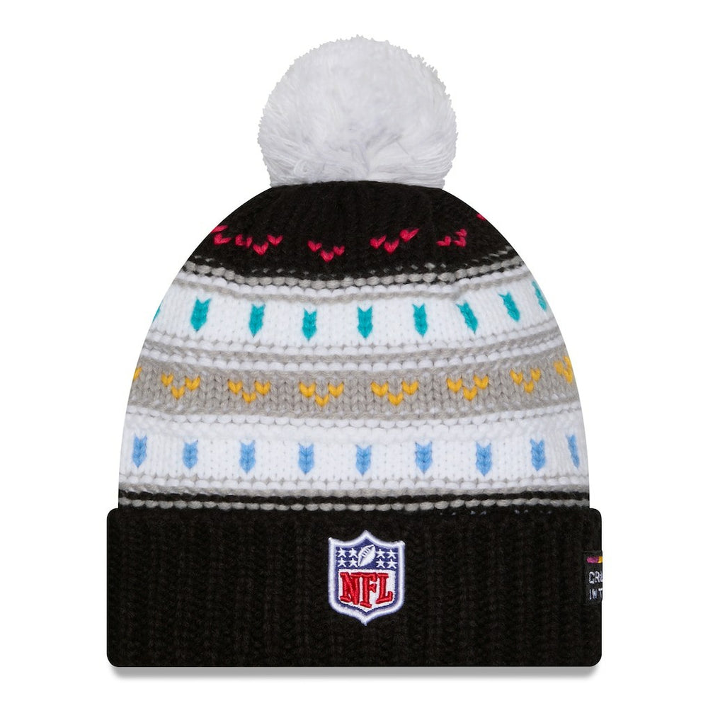 Women's 2025 NFL Crucial Catch Cuffed Knit Hat with Pom - Los Angeles Rams