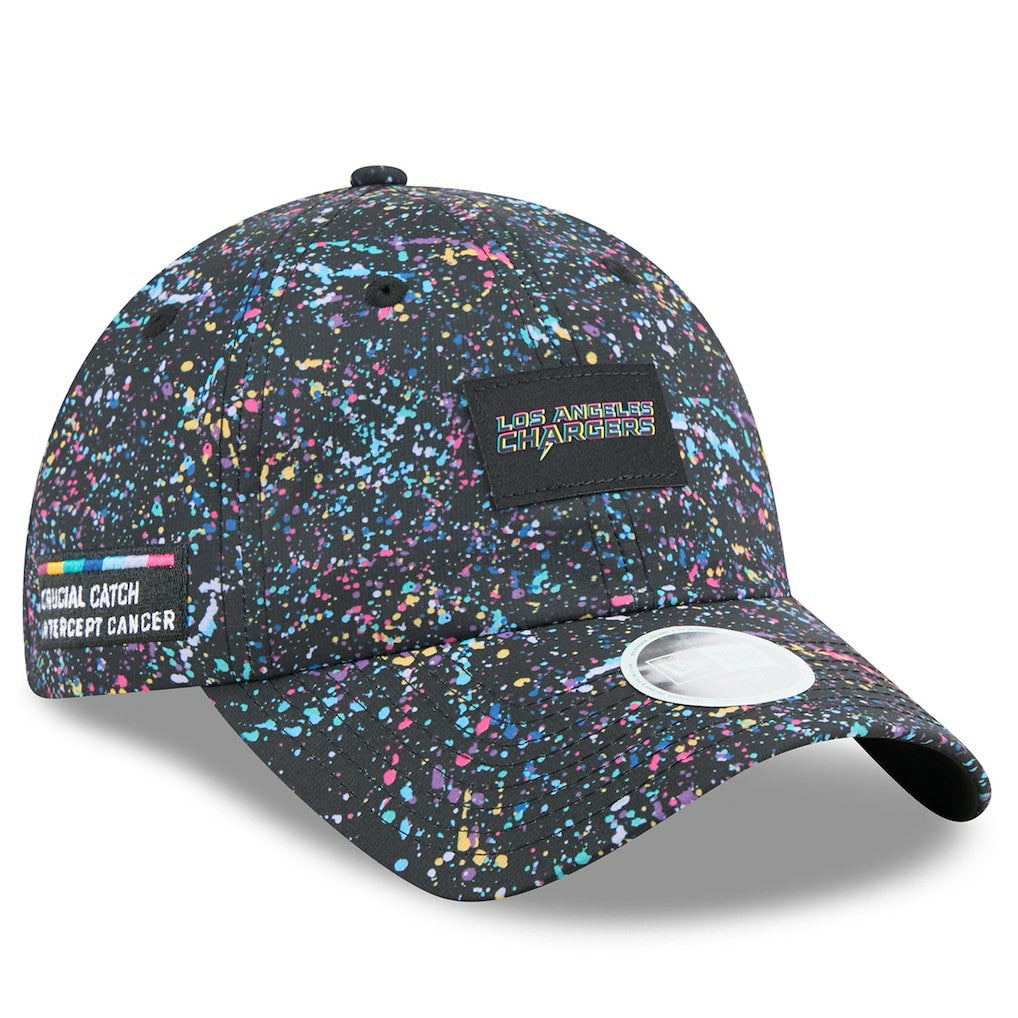 Women's 2025 NFL Crucial Catch Pony Tail Adjustable Hat - Los Angeles Chargers