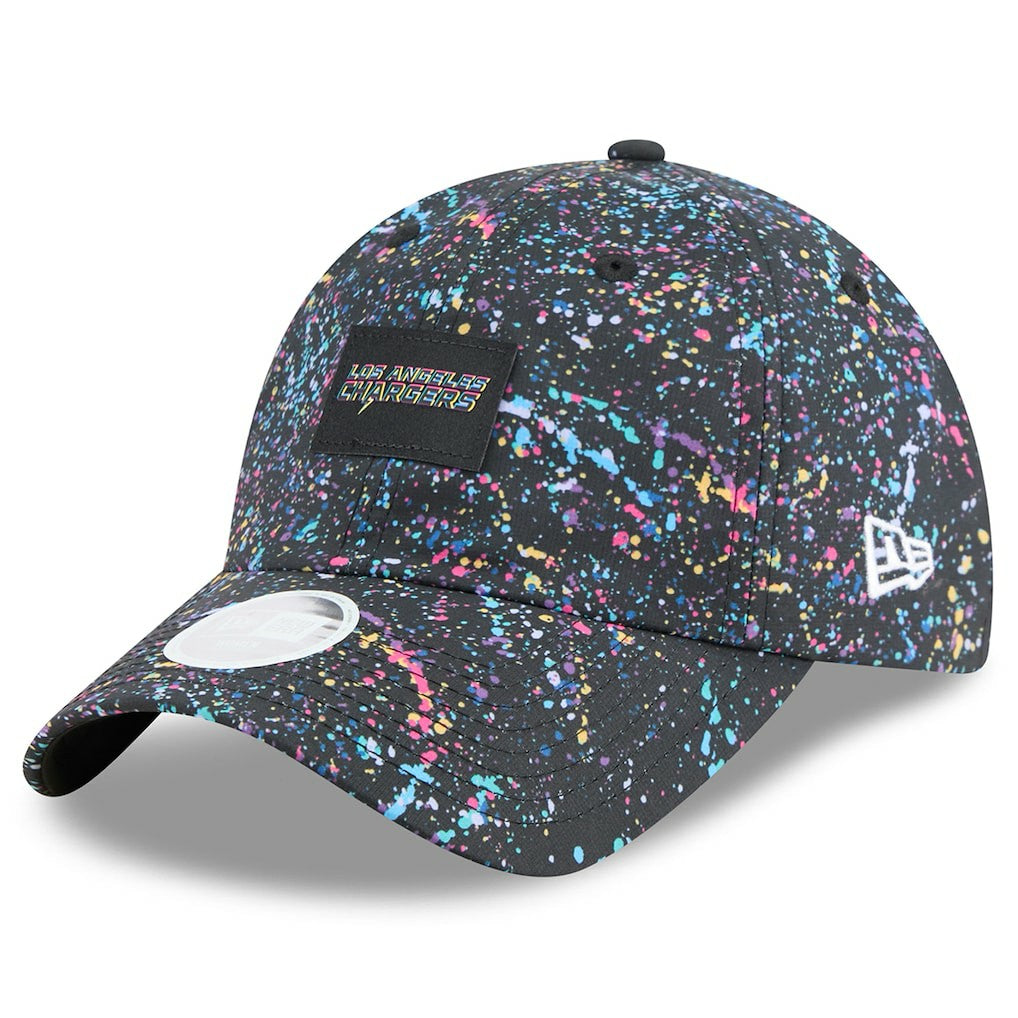 Women's 2025 NFL Crucial Catch Pony Tail Adjustable Hat - Los Angeles Chargers