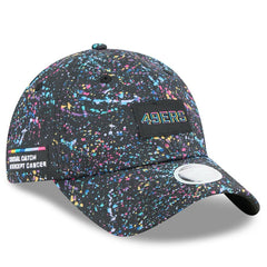 Women's 2025 NFL Crucial Catch Pony Tail Adjustable Hat - San Francisco 49ers