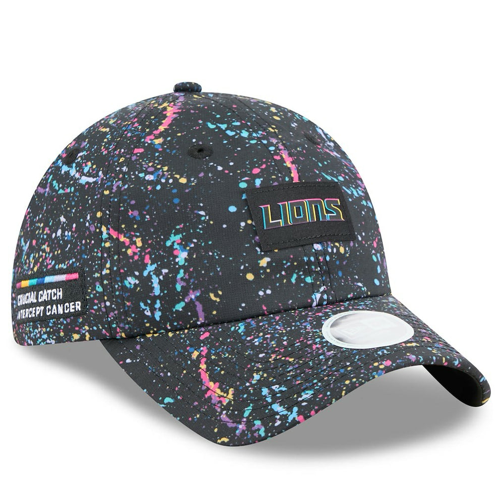Women's 2025 NFL Crucial Catch Pony Tail Adjustable Hat - Detroit Lions