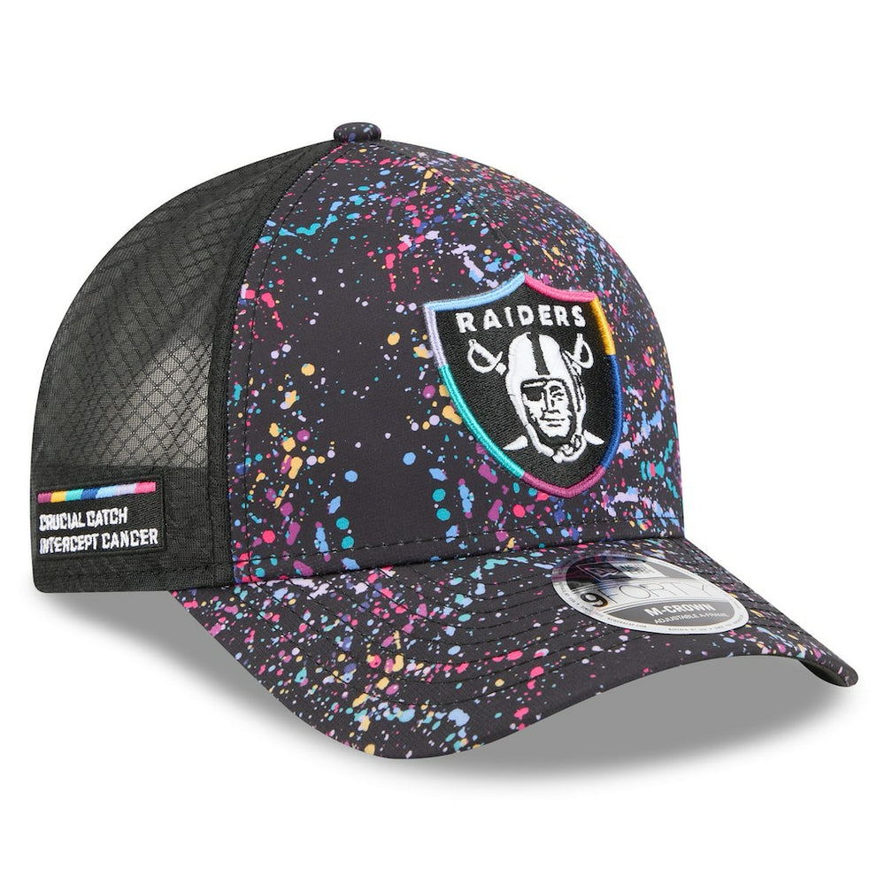 Youth 2025 NFL Crucial Catch 9FORTY Adjustable Hat - Las Vegas Raiders