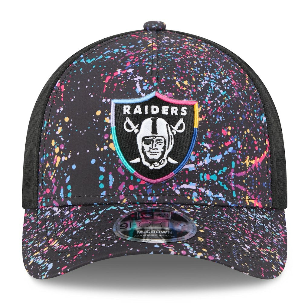 Youth 2025 NFL Crucial Catch 9FORTY Adjustable Hat - Las Vegas Raiders