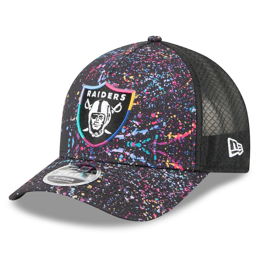Youth 2025 NFL Crucial Catch 9FORTY Adjustable Hat - Las Vegas Raiders