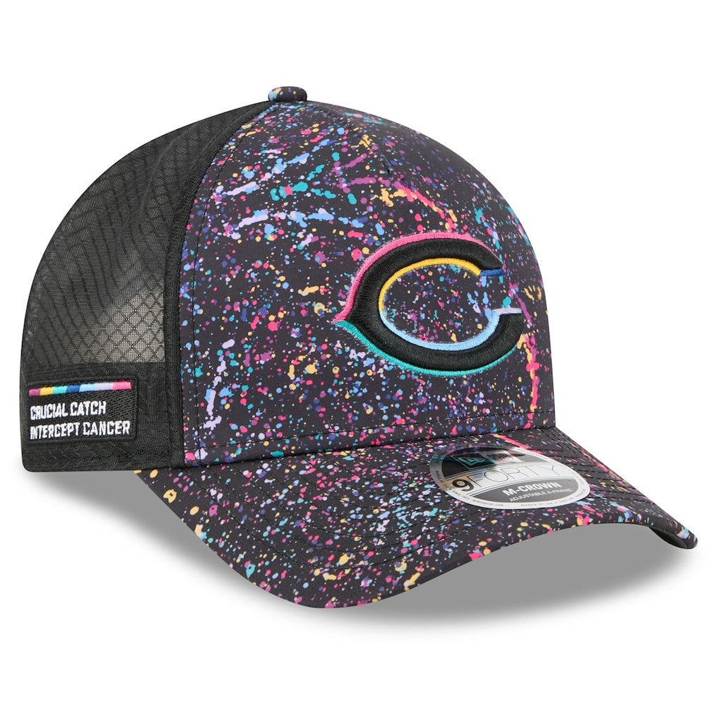 Youth 2025 NFL Crucial Catch 9FORTY Adjustable Hat - Chicago Bears