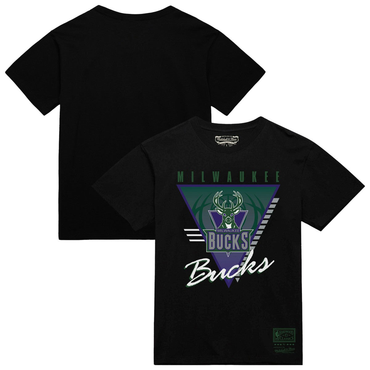 NBA Milwaukee Bucks Worldwide Collection Tri-Logo T-Shirt
