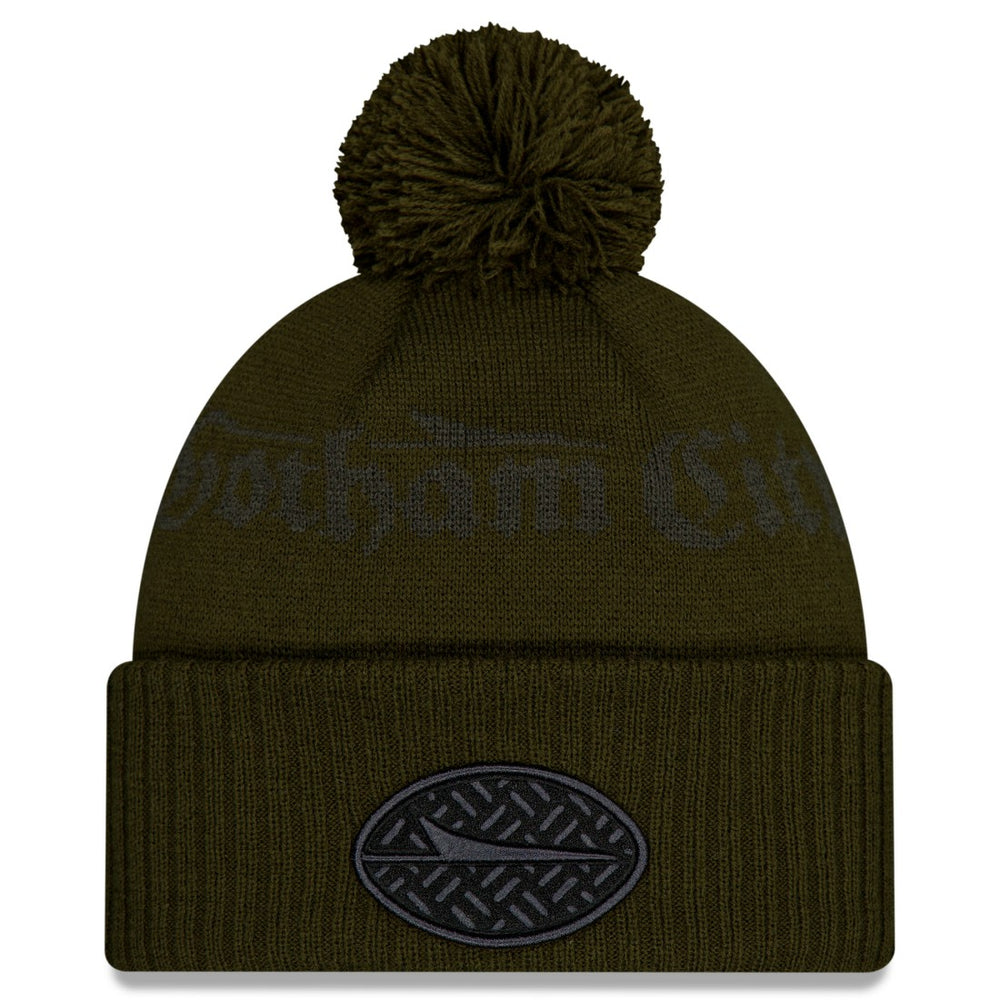 2025 Rivalries Collection Sideline Cuffed Knit Hat with Pom - New York Jets
