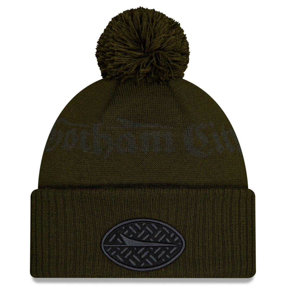 2025 Rivalries Collection Sideline Cuffed Knit Hat with Pom - New York Jets