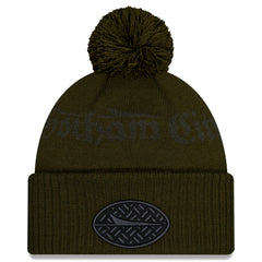 2025 Rivalries Collection Sideline Cuffed Knit Hat with Pom - New York Jets