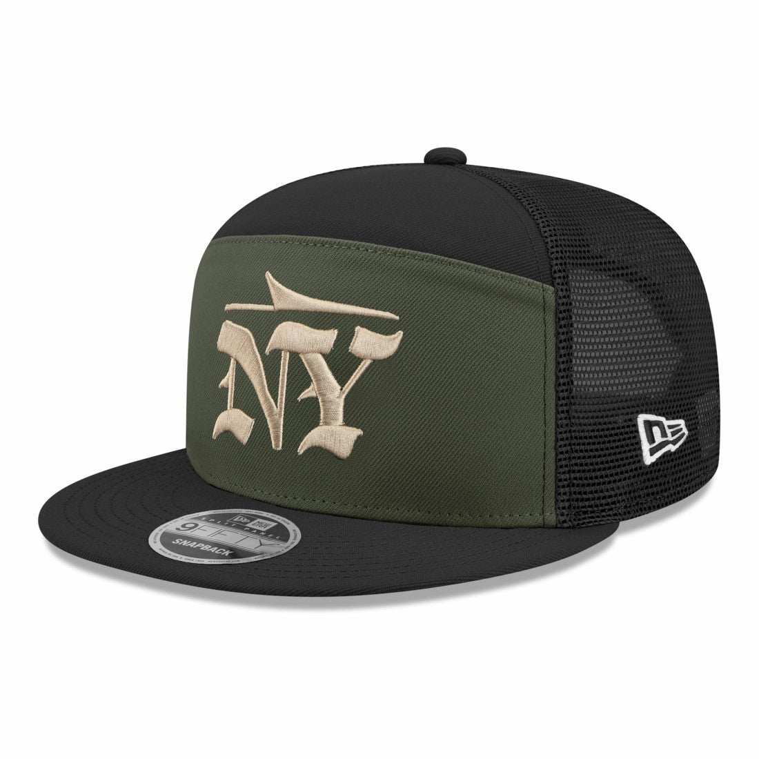 2025 Rivalries Collection Team Split Panel 9FIFTY Snapback Hat - New York Jets