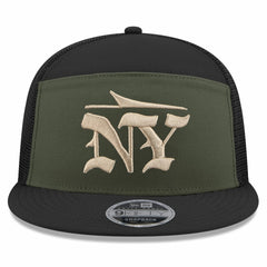 2025 Rivalries Collection Team Split Panel 9FIFTY Snapback Hat - New York Jets