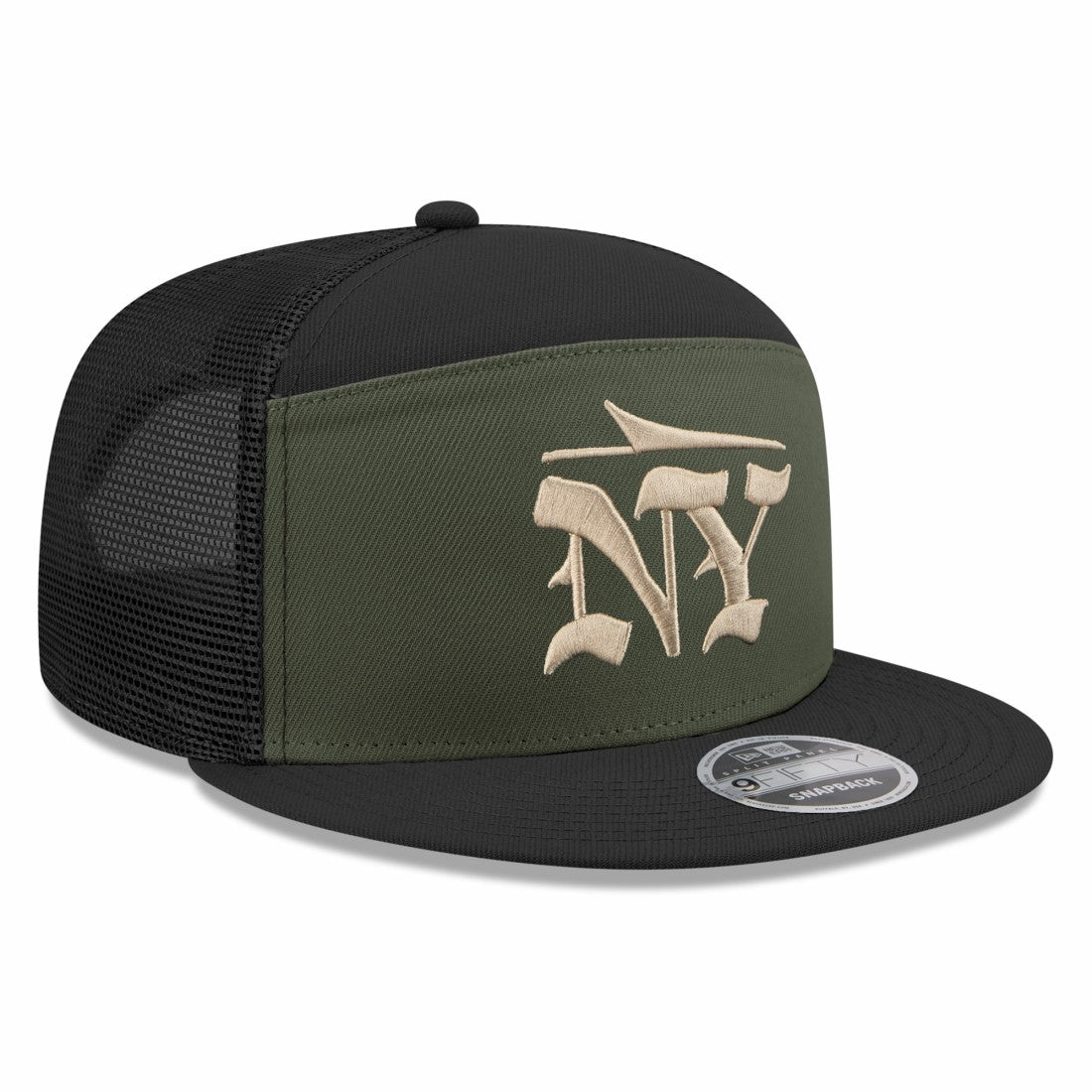 2025 Rivalries Collection Team Split Panel 9FIFTY Snapback Hat - New York Jets