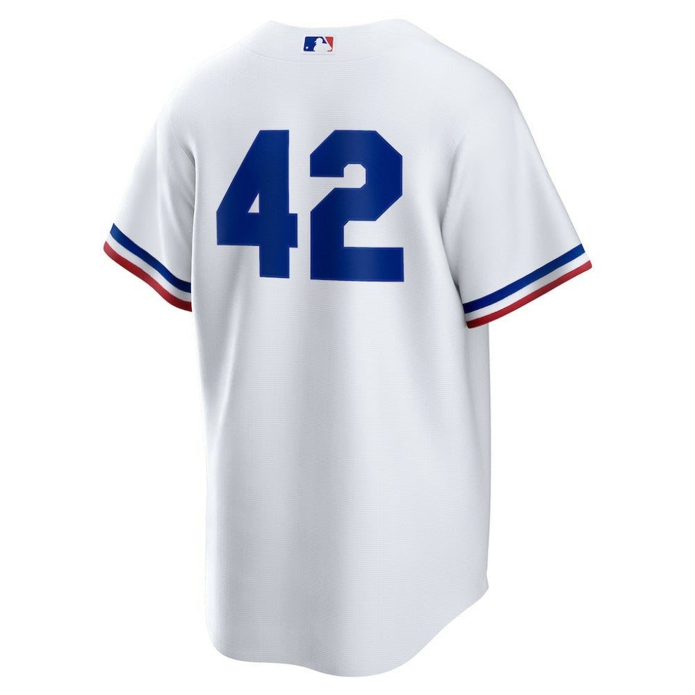 MLB Texas Rangers Nike Home  2025 Jackie Robinson Day Replica Jersey