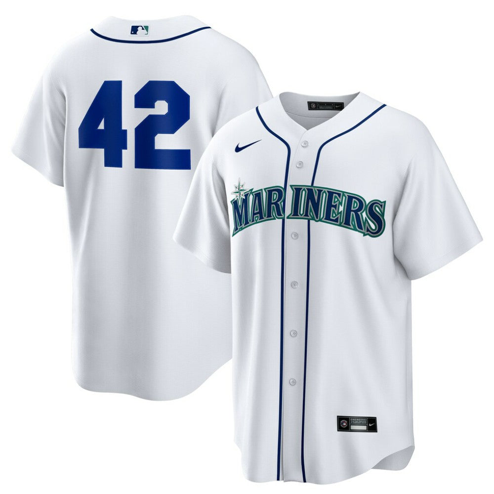 MLB Seattle Mariners Nike Home  2025 Jackie Robinson Day Replica Jersey