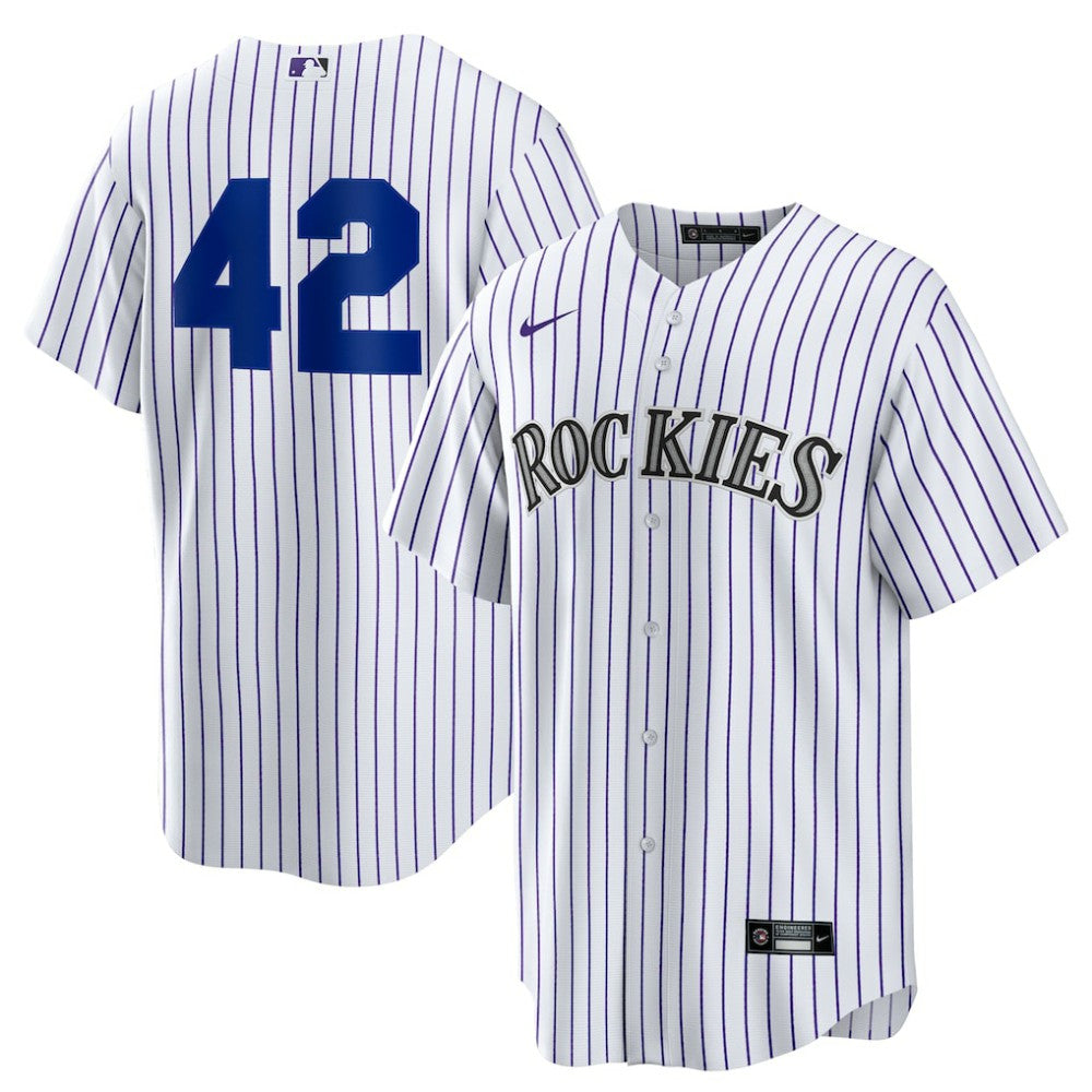 MLB Colorado Rockies Nike Home  2025 Jackie Robinson Day Replica Jersey