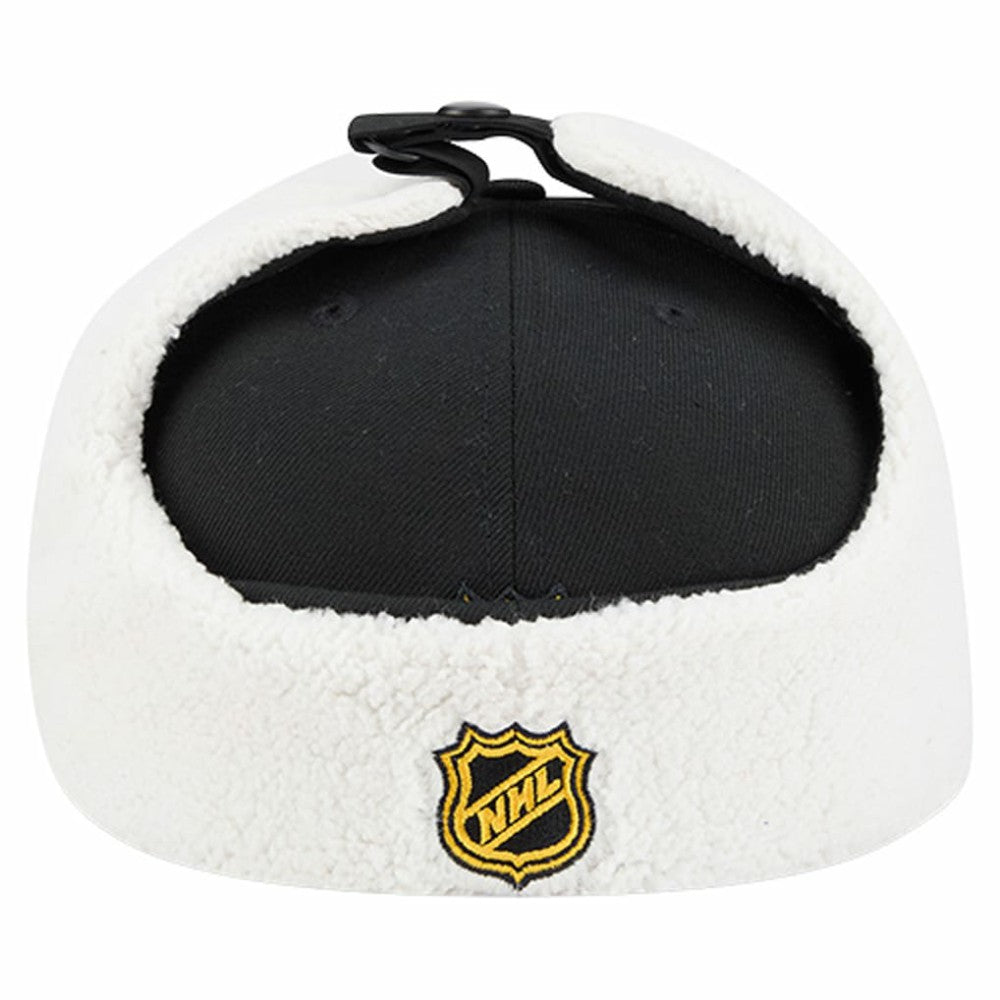 NHL Black Boston Bruins New Era Injection Dog Ear Classic Fitted Hat