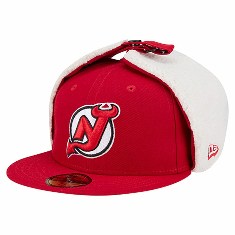 NHL Red New Jersey Devils New Era Injection Dog Ear Classic Fitted Hat