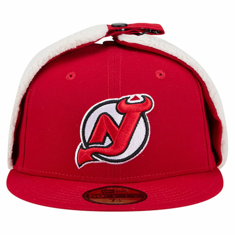NHL Red New Jersey Devils New Era Injection Dog Ear Classic Fitted Hat