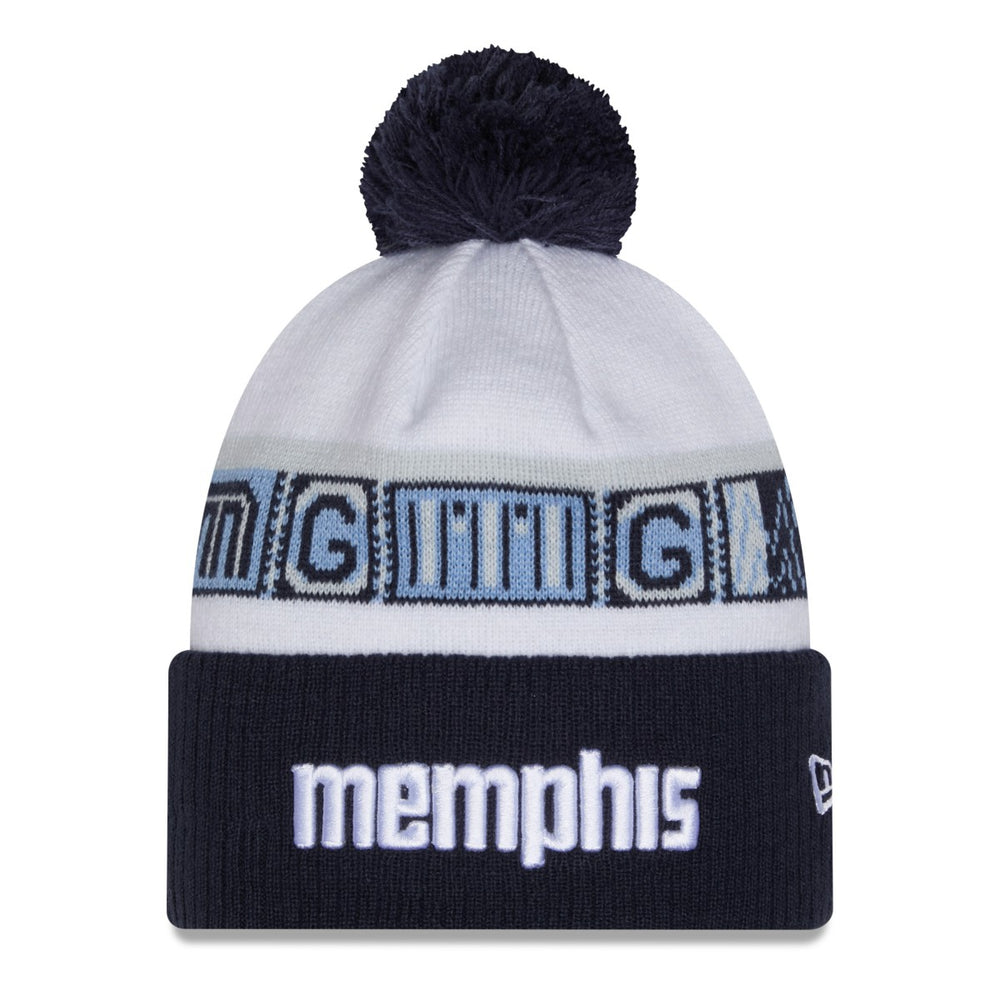 NBA Memphis Grizzlies 2025/26 City Edition Cuffed Knit Hat with Pom