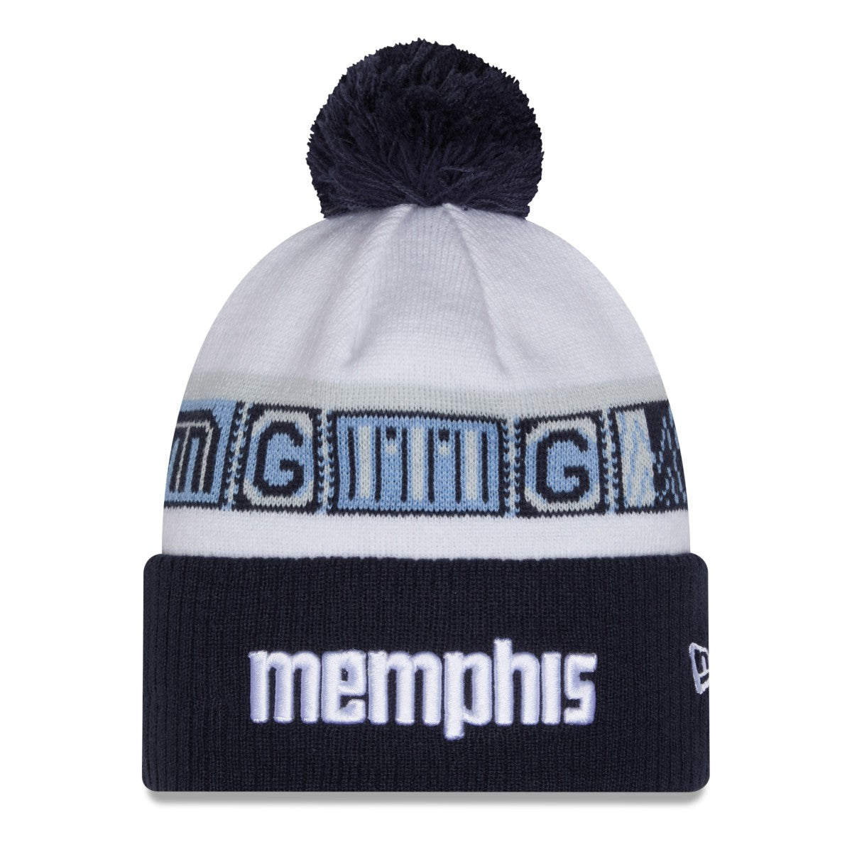 NBA Memphis Grizzlies 2025/26 City Edition Cuffed Knit Hat with Pom