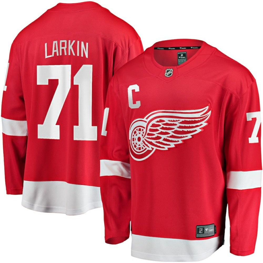 NHL Red Dylan Larkin Detroit Red Wings Fanatics 2023/24 Captain Breakaway Player Jersey