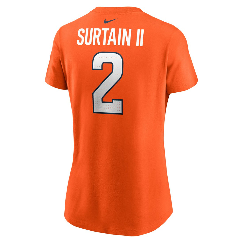 Patrick Surtain II  Women's Player Name & Number T-Shirt - Denver Broncos