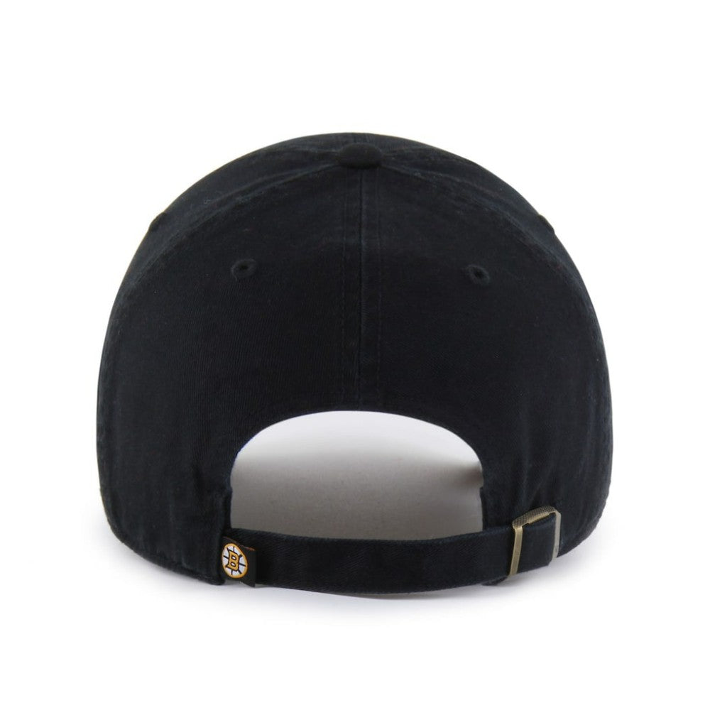NHL Black Boston Bruins '47 Alternate Logo Clean Up Adjustable Hat